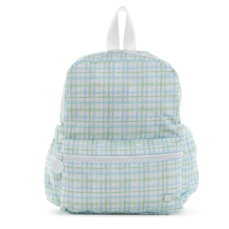 TRVL Mini Backer - Classic Plaid Green from Anderson Parker