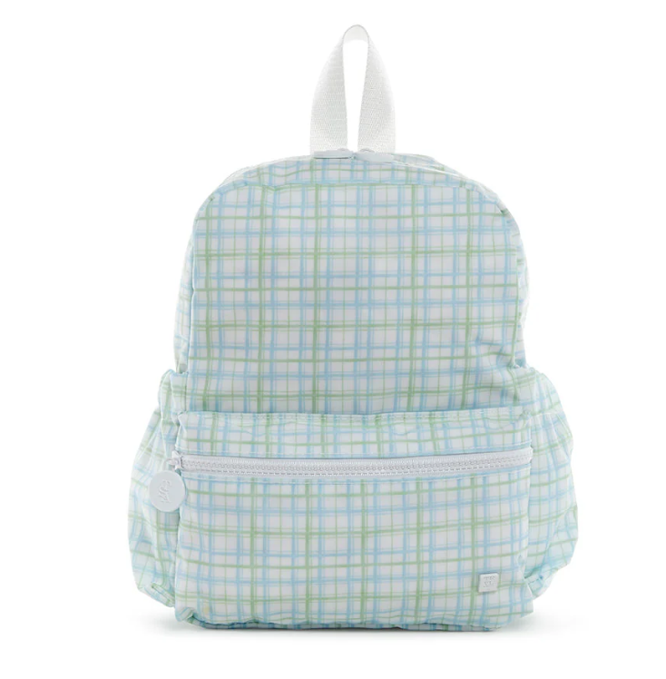 TRVL Mini Backer - Classic Plaid Green from Anderson Parker