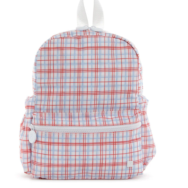 TRVL Mini Backer - Classic Plaid Red from Anderson Parker