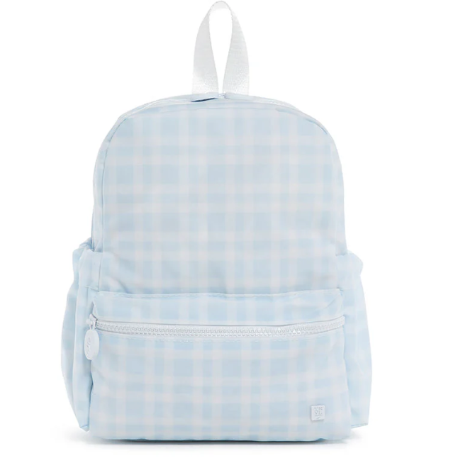 TRVL Mini Backer - Pimlico Plaid Blue from Anderson Parker