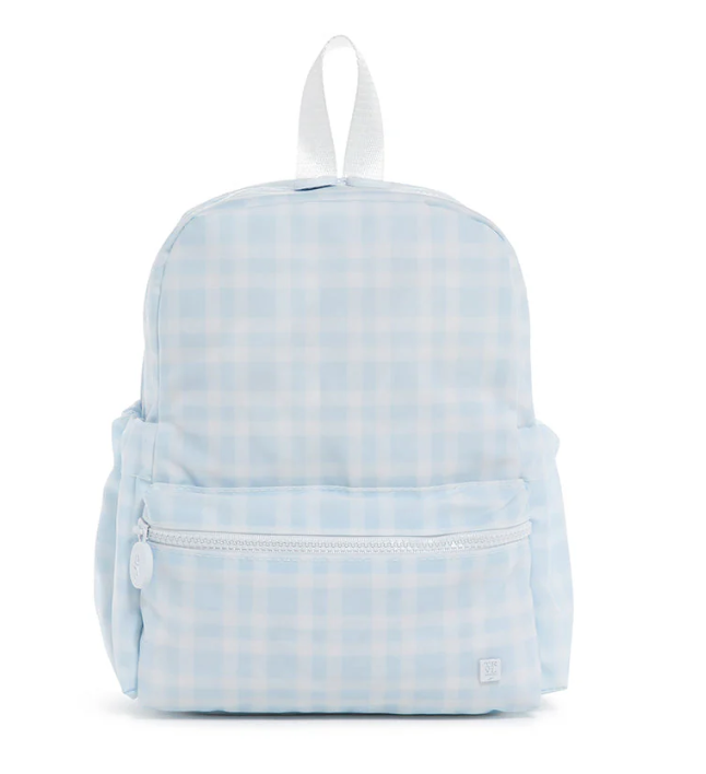 TRVL Mini Backer - Pimlico Plaid Blue from Anderson Parker