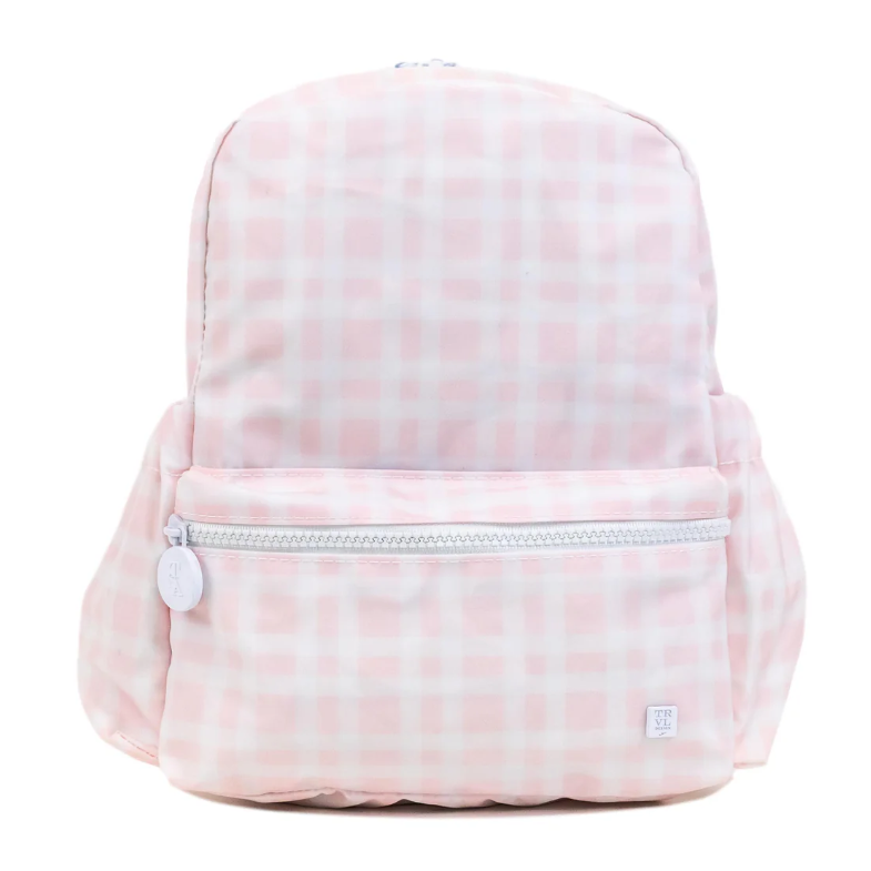 TRVL Mini Backer - Pimlico Plaid Pink from Anderson Parker