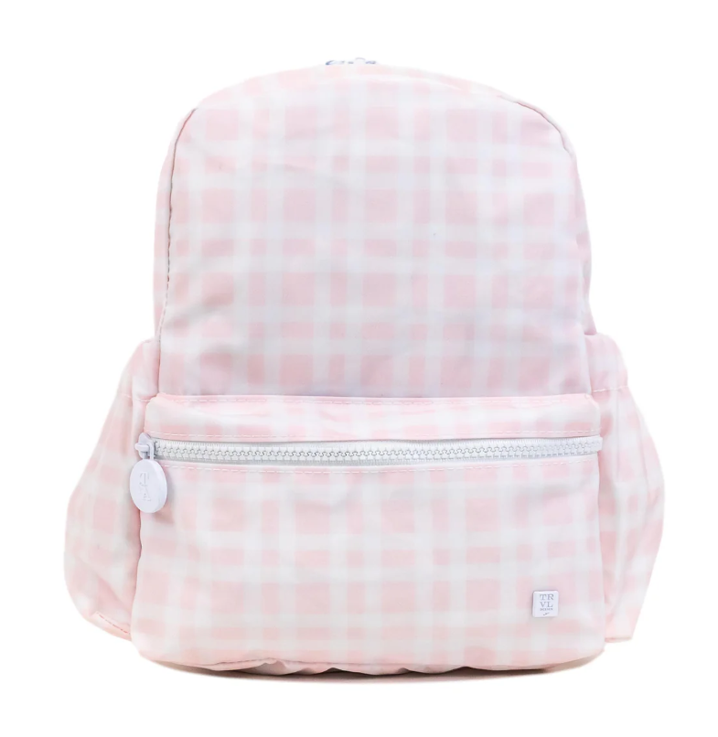 TRVL Mini Backer - Pimlico Plaid Pink from Anderson Parker