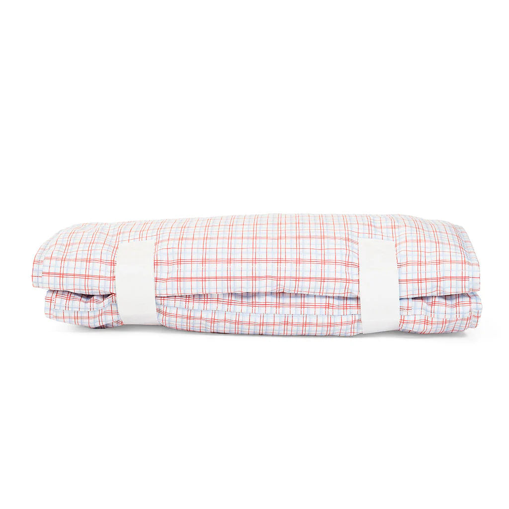 TRVL Nap Mat - Rest Up! - Classic Plaid Red from Anderson Parker