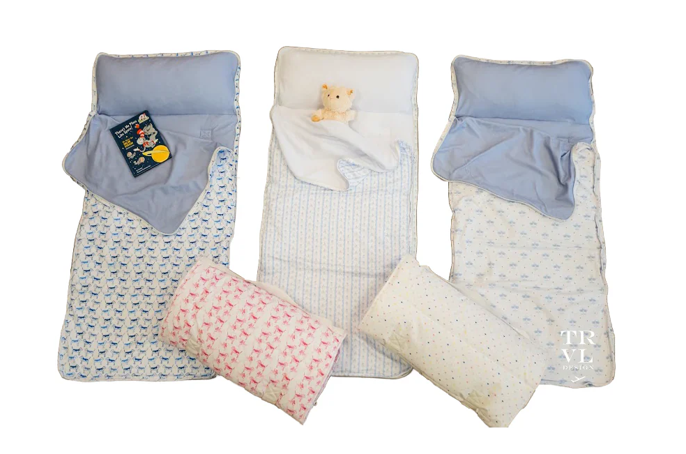 TRVL Nap Mat - Rest Up! - Pimlico Stripe Sand from Anderson Parker