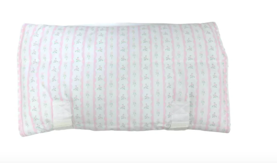 TRVL Nap Mat - Rest Up! - Ribbon Floral Pink from Anderson Parker