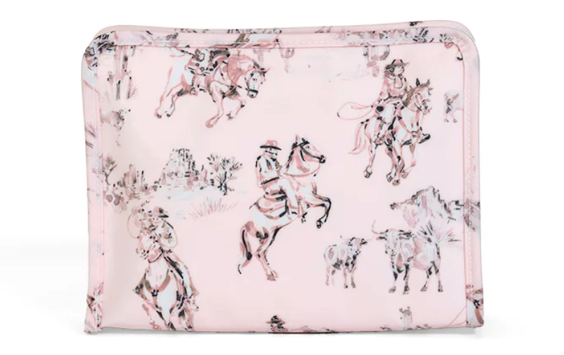 TRVL ROADIE MEDIUM Zip Pouch - COWGIRL TOILE from Anderson Parker