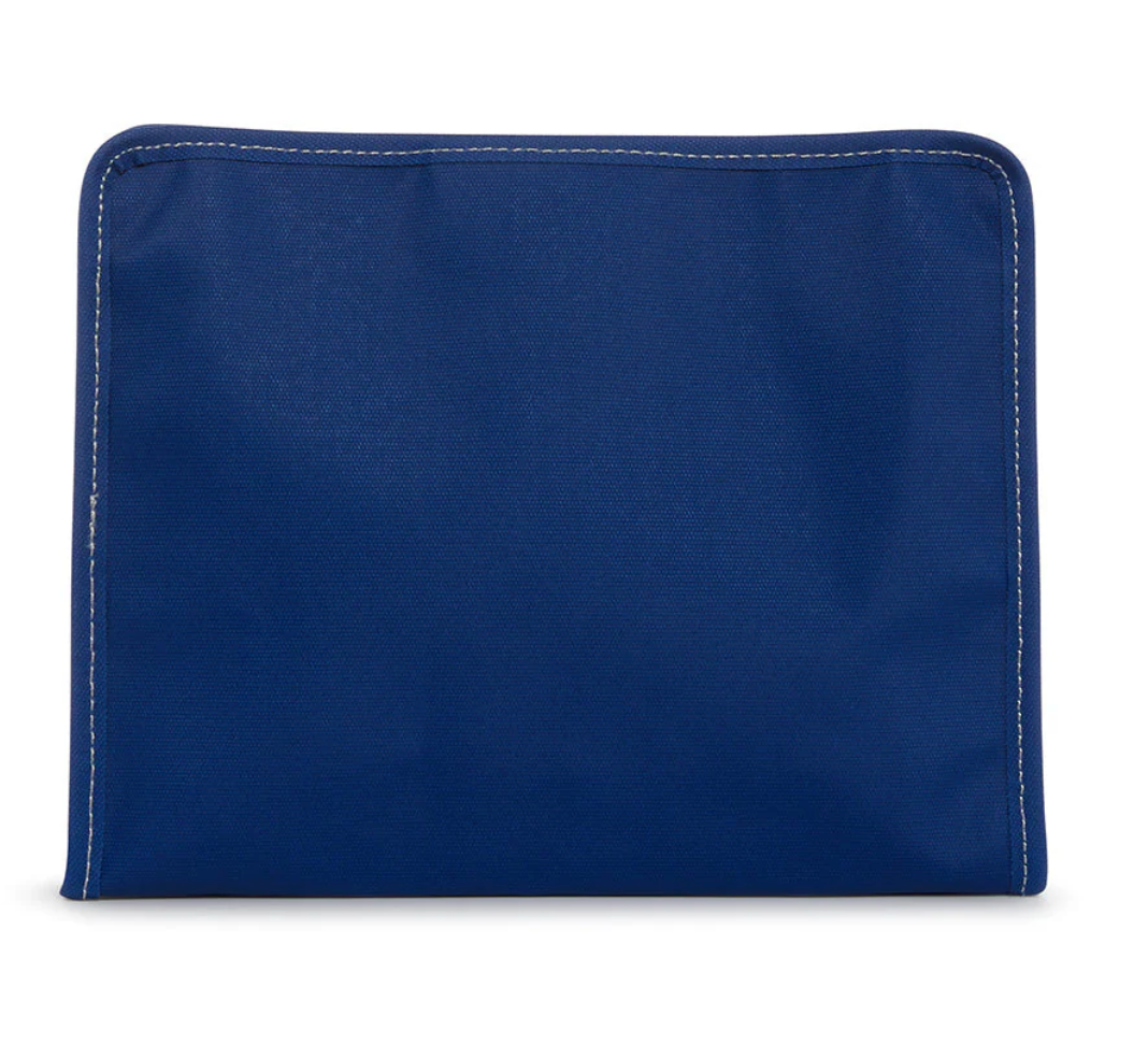 TRVL Roadie Large Zip Pouch - Coated Canvas Blue Bell from Anderson Parker