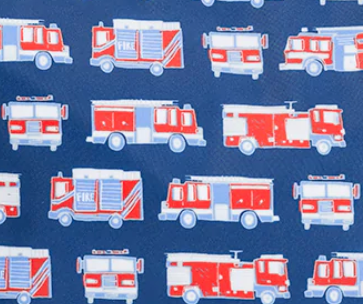 TRVL Roadie Large Zip Pouch - Fire Engines from Anderson Parker