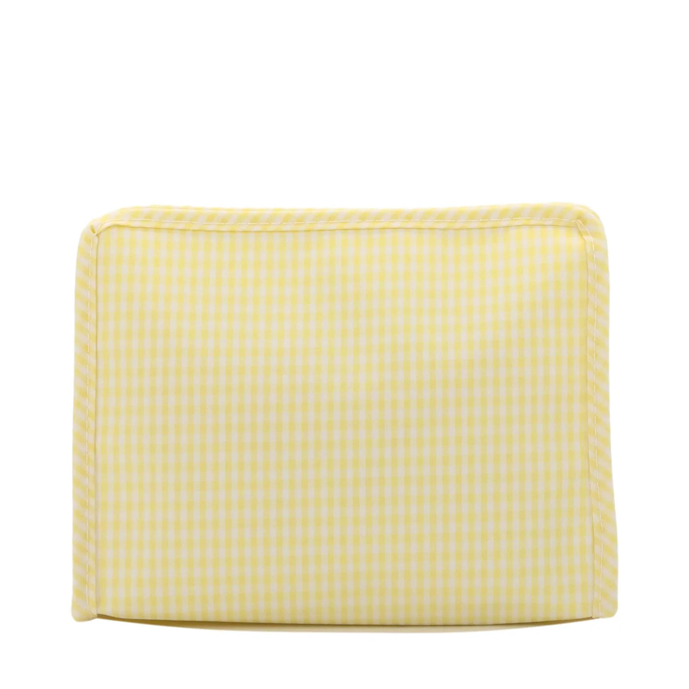 TRVL Roadie Large Zip Pouch - Gingham Buttercup from Anderson Parker