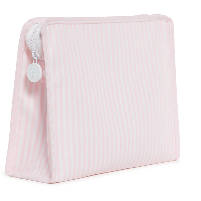 TRVL Roadie Large Zip Pouch - Pimlico Stripe Pink from Anderson Parker