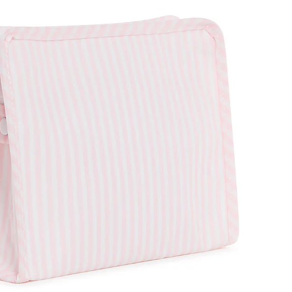 TRVL Roadie Medium Zip Pouch - Pimlico Stripe Pink from Anderson Parker