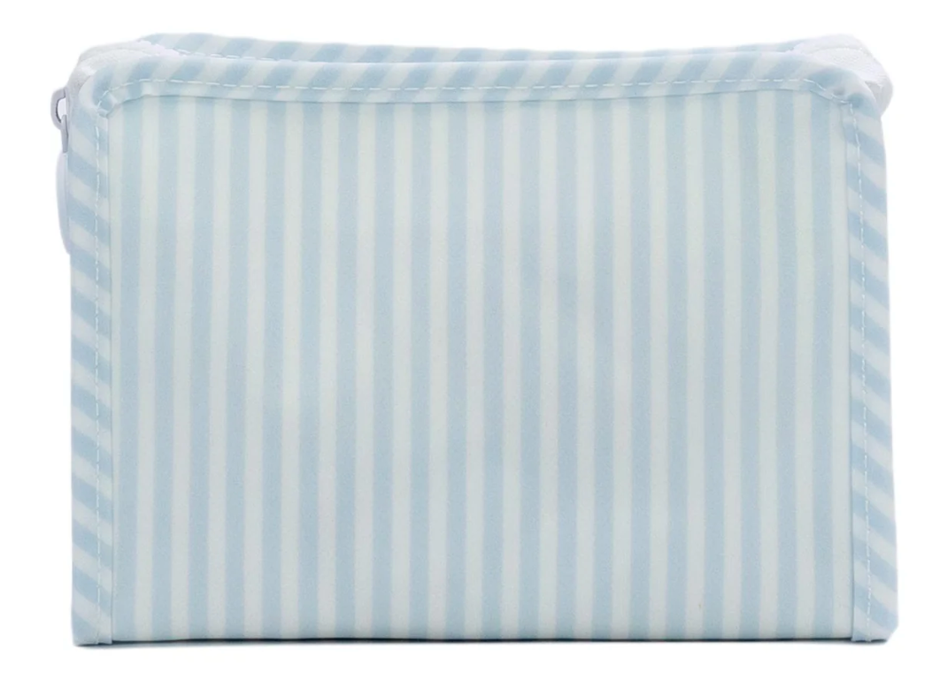 TRVL Roadie Small Zip Pouch - Pimlico Stripe Blue from Anderson Parker