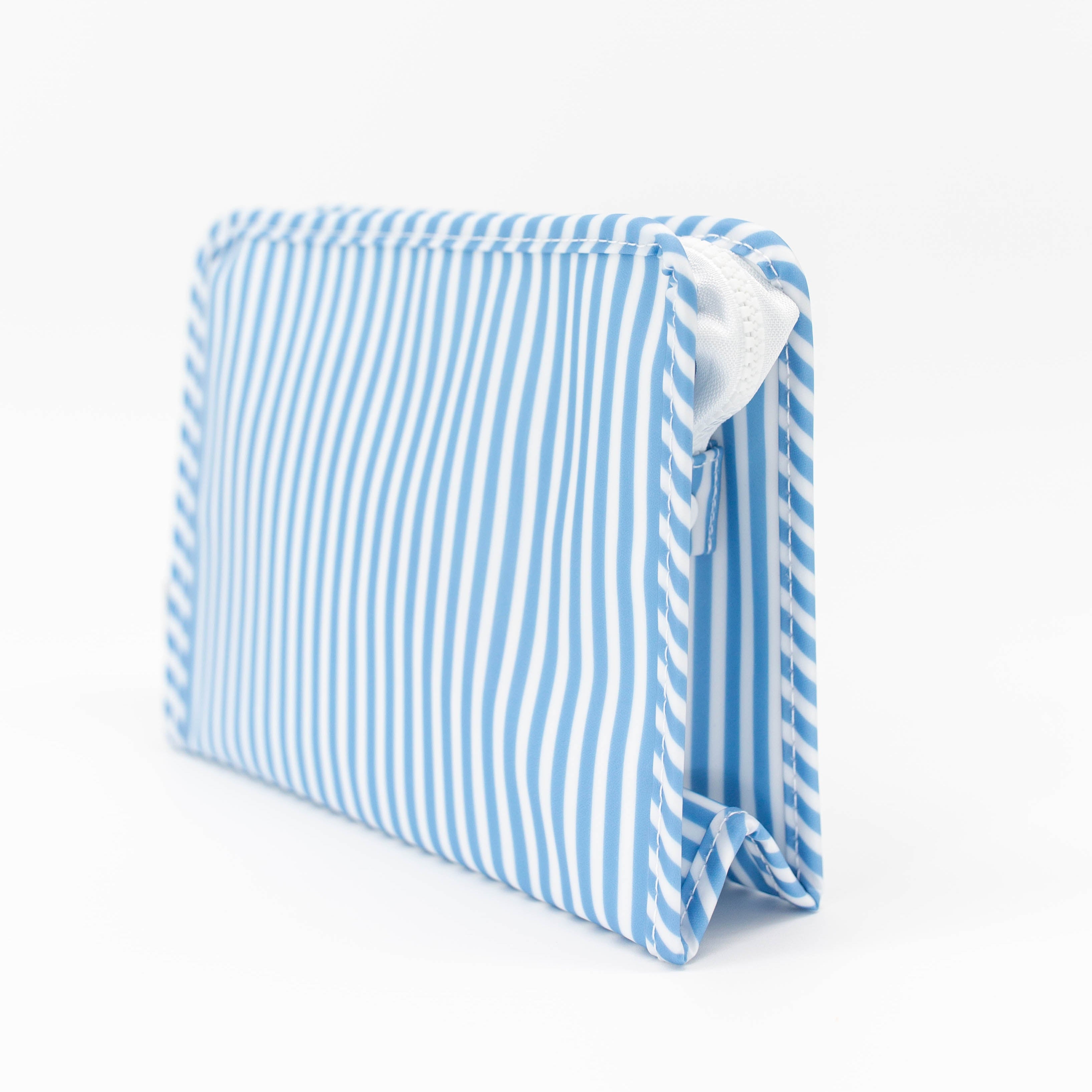 TRVL Roadie Small Zip Pouch - Pimlico Stripe Chambray from Anderson Parker