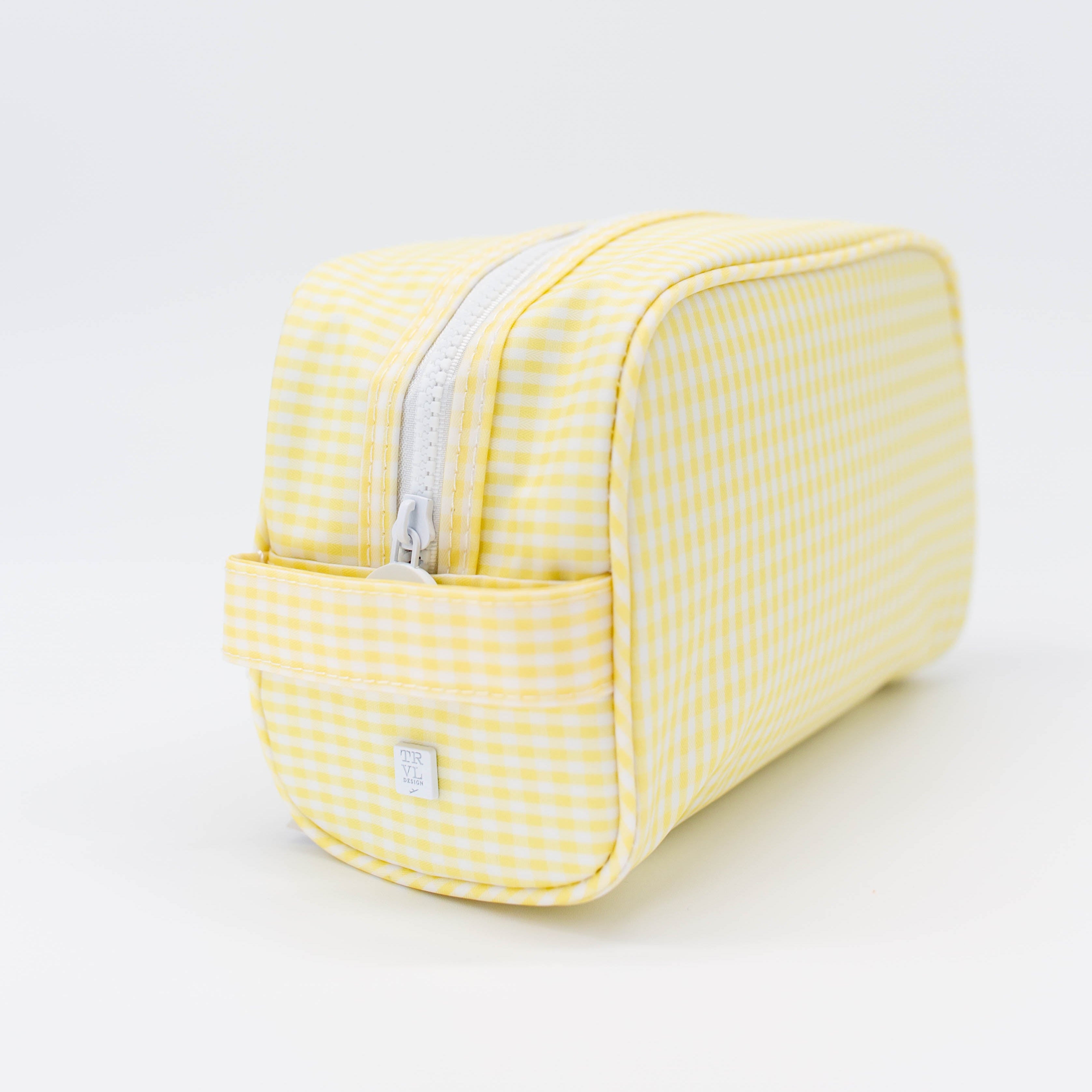 TRVL Stow It Dopp Bag - Gingham Buttercup from Anderson Parker