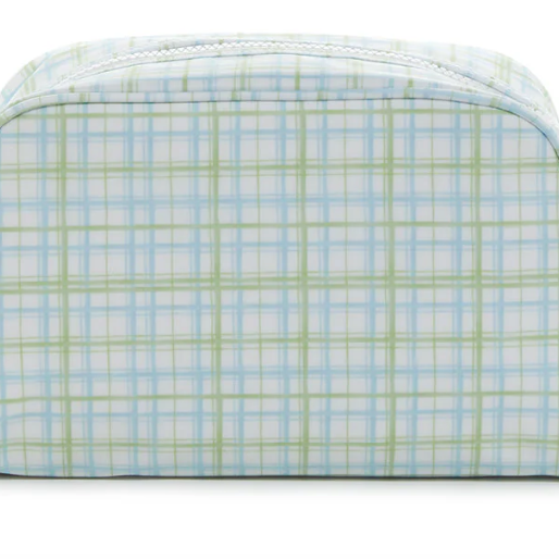 TRVL Stowaway Toiletry Bag - Classic Plaid Green from Anderson Parker