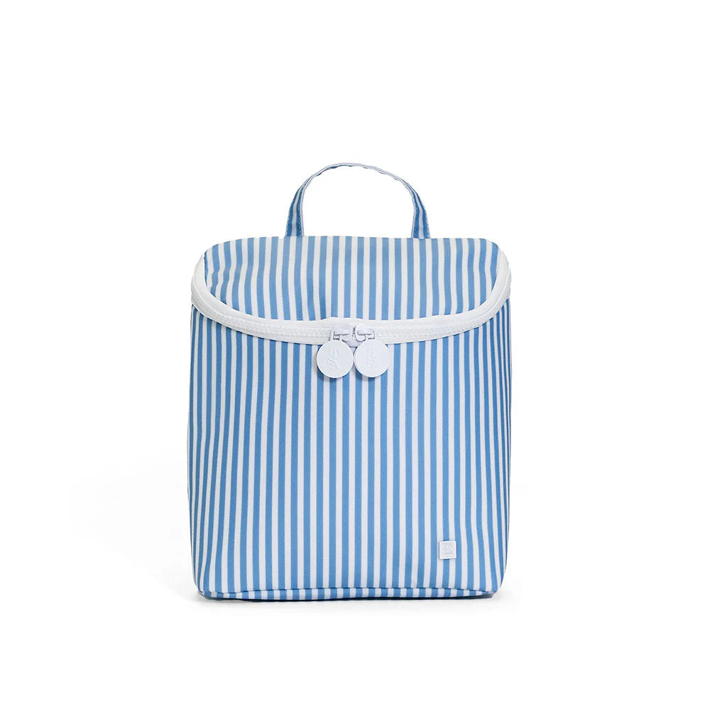 TRVL Take Away Insulated Lunch Bag - Pimlico Stripe Chambray from Anderson Parker