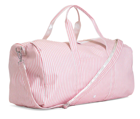 TRVL XL WEEKENDER Duffel Bag - Pimlico Stripe Dusty Rose from Anderson Parker