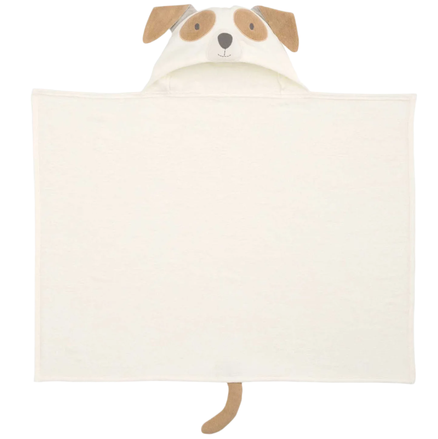 Tan Puppy Hooded Baby Bath Wrap from Anderson Parker