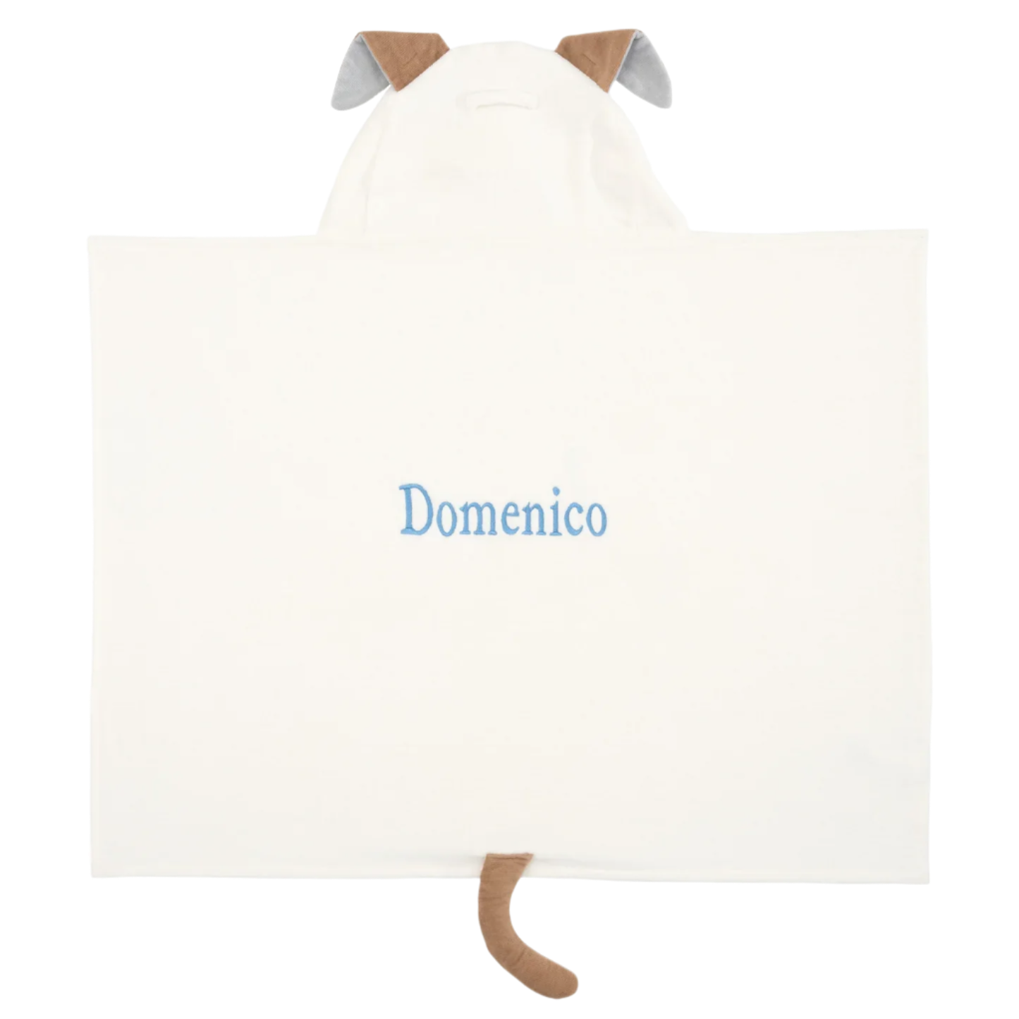 Tan Puppy Hooded Baby Bath Wrap from Anderson Parker