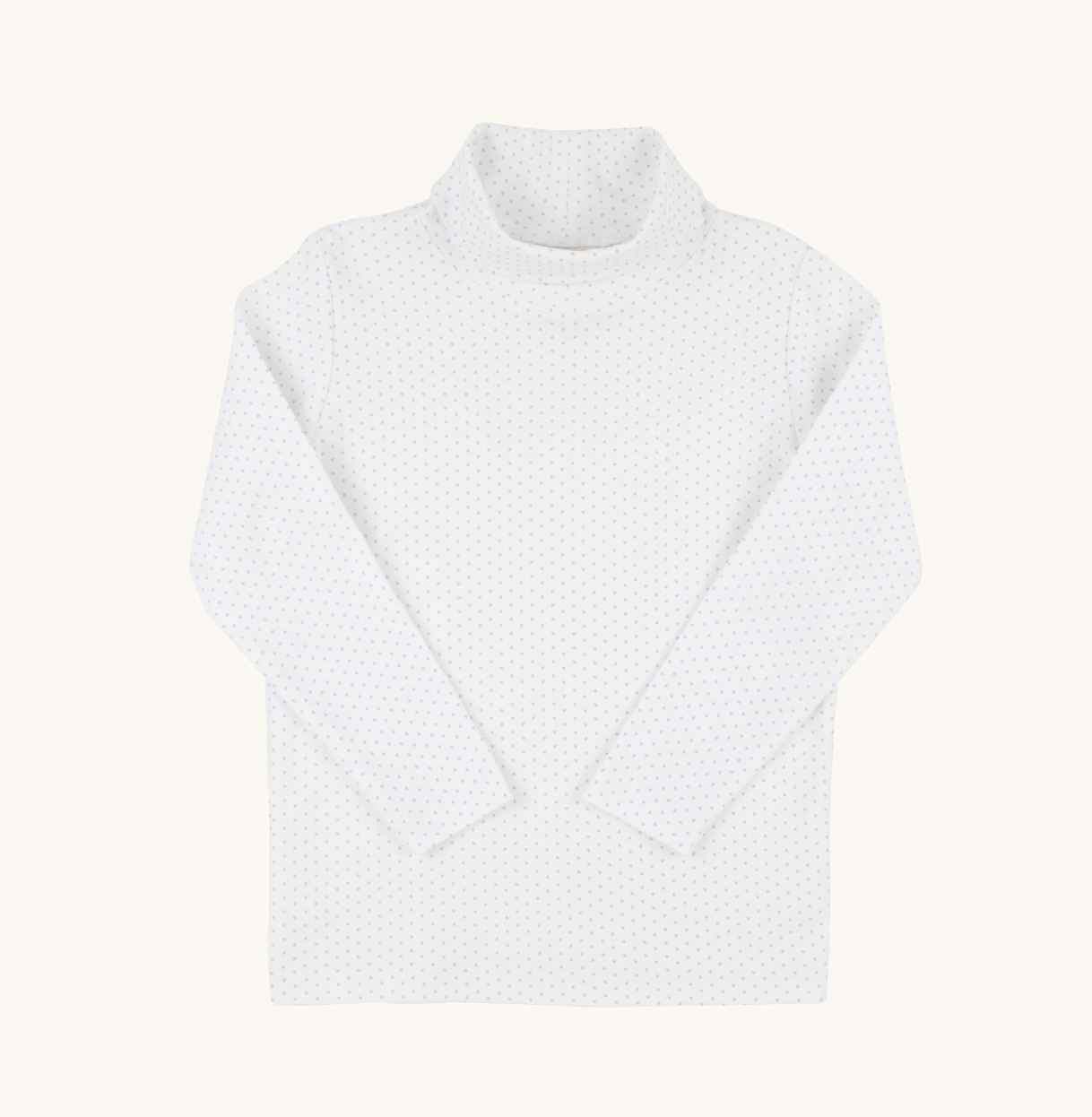 Tatum Turtleneck Shirt - Beale Street Blue Microdot from Anderson Parker