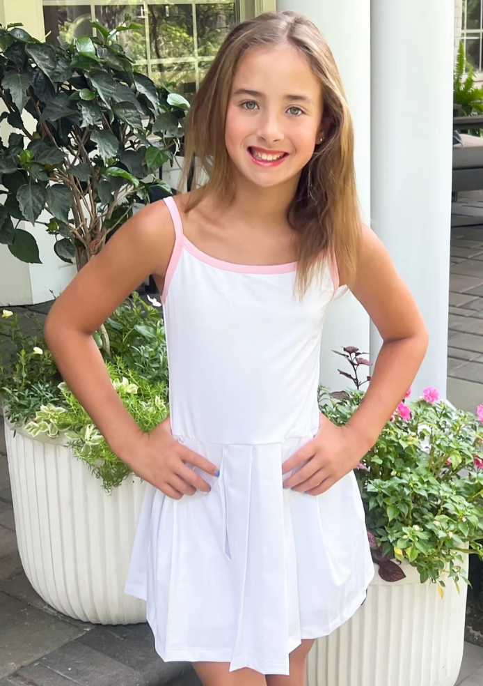 Tennis Dress - Pink Trim from Anderson Parker