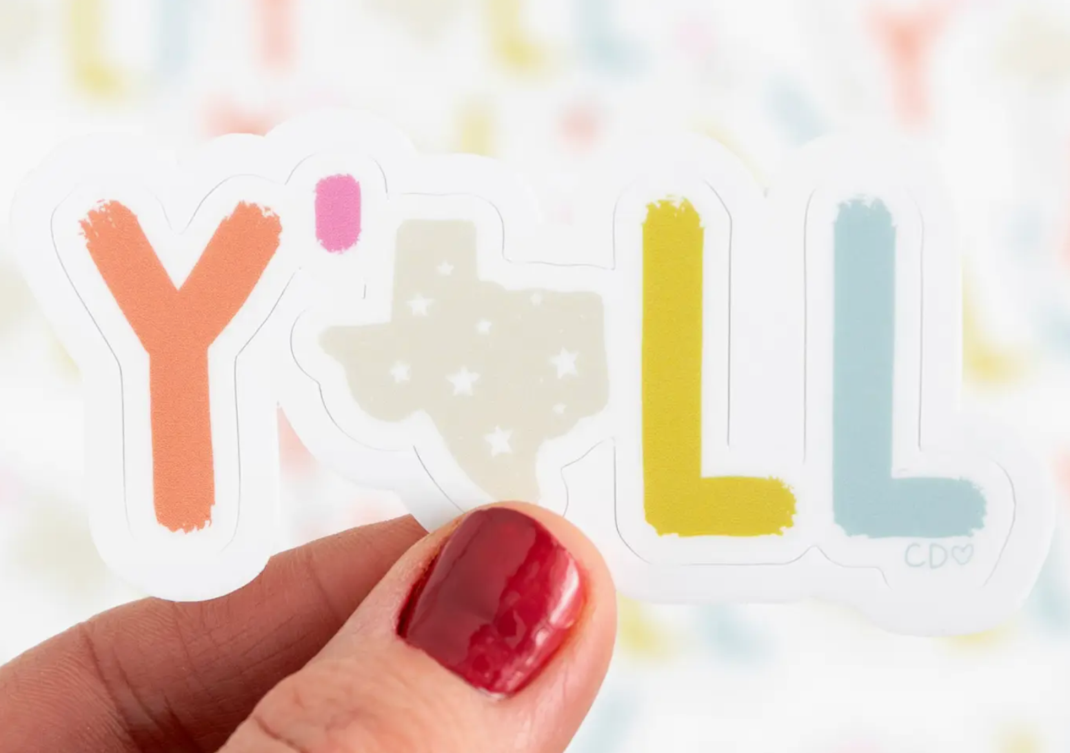 Texas Y'all Decal Sticker from Anderson Parker