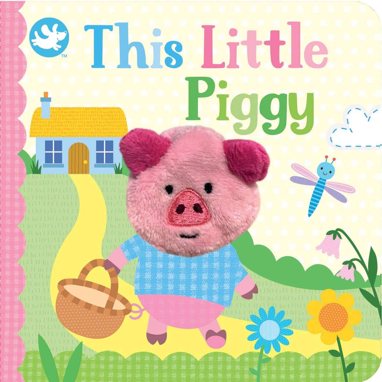 This Little Piggy Nursery Rhyme Finger Puppet Board Book from Anderson Parker