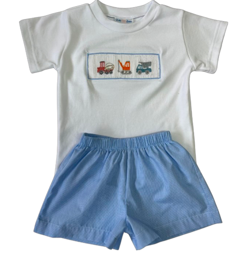 Tom Smocked Short Set - Construction from Anderson Parker