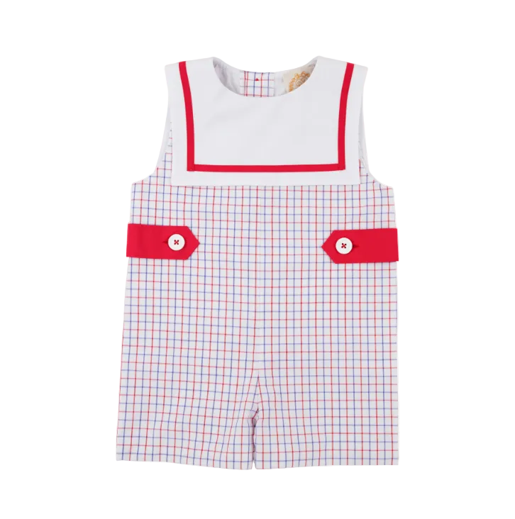 Townes Top Sail Jon Jon - Woven Yarn - Lake Powell Plaid/Worth Ave White from Anderson Parker