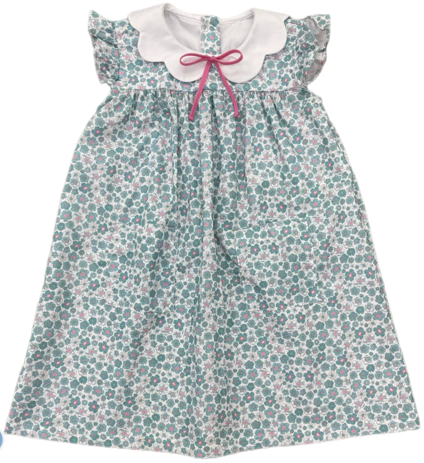 Turquoise Floral Dress from Anderson Parker