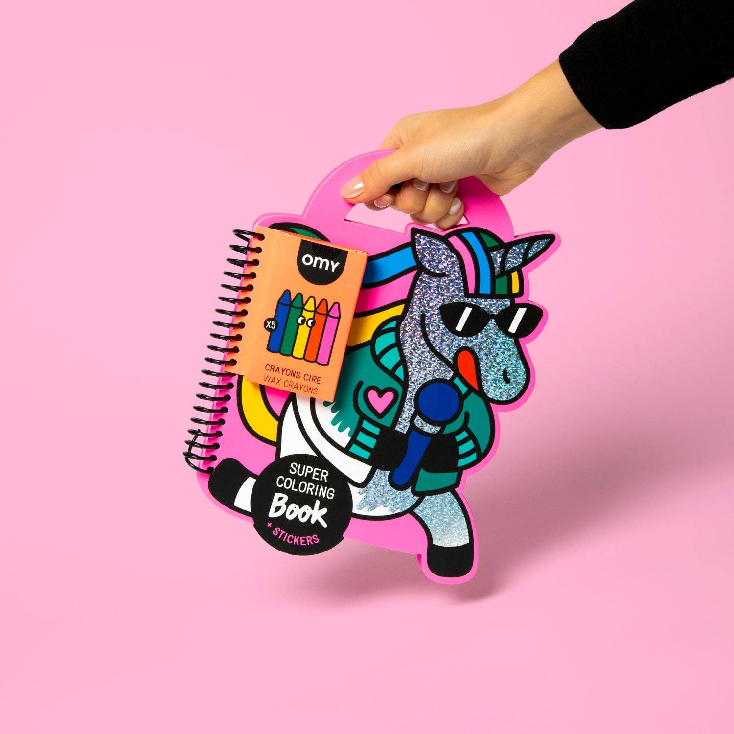 UNICORN SUPER COLORING & STICKER BOOK from Anderson Parker