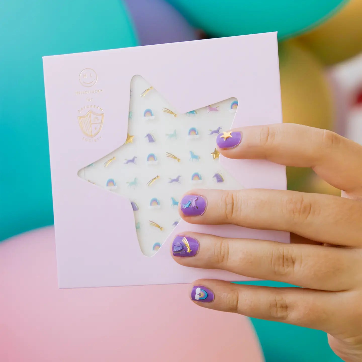 Unicorn + Rainbows Nail Stickers - 1 Pk. from Anderson Parker