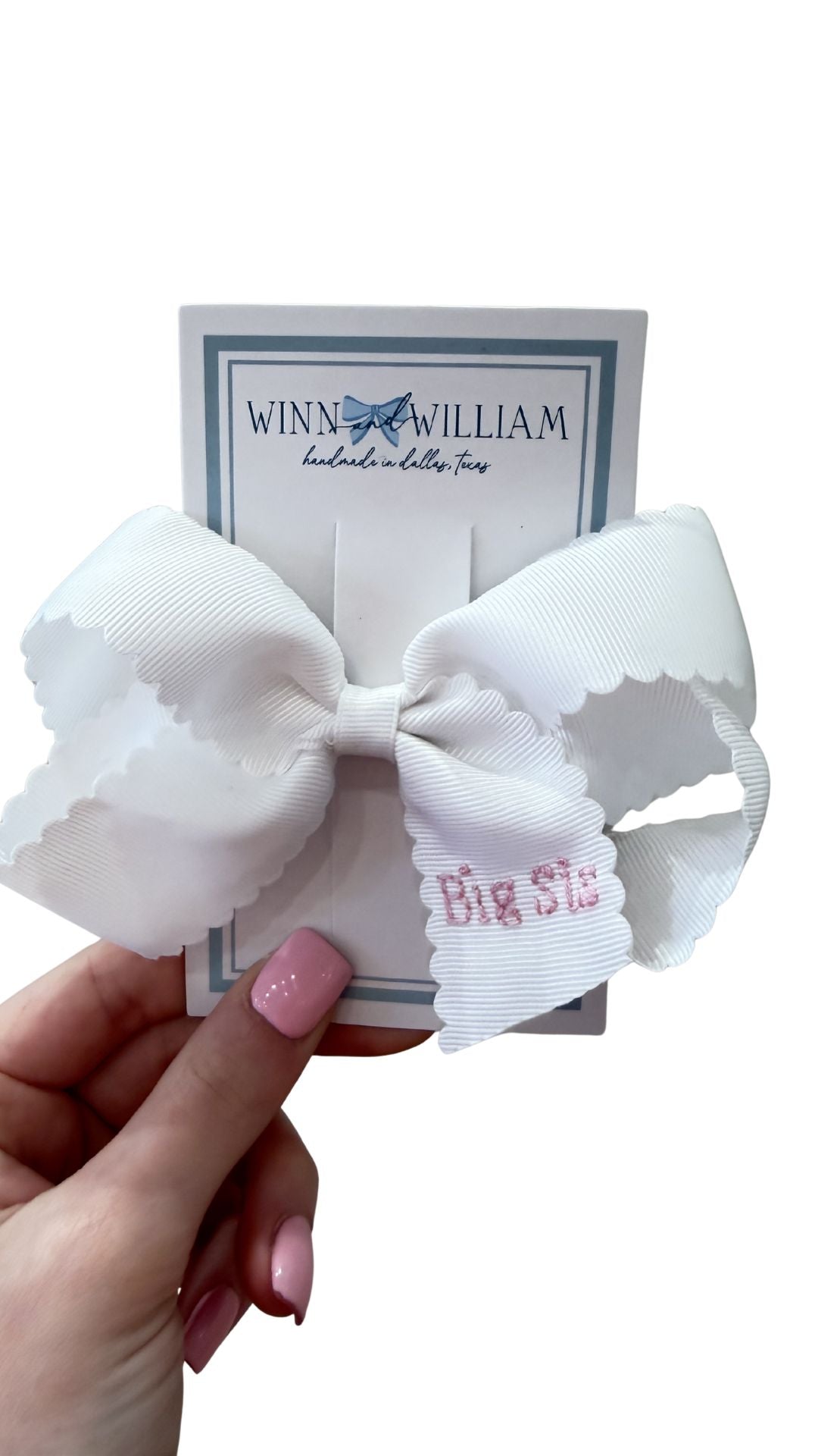 Via Clip Bow - Big Sister Pink from Anderson Parker