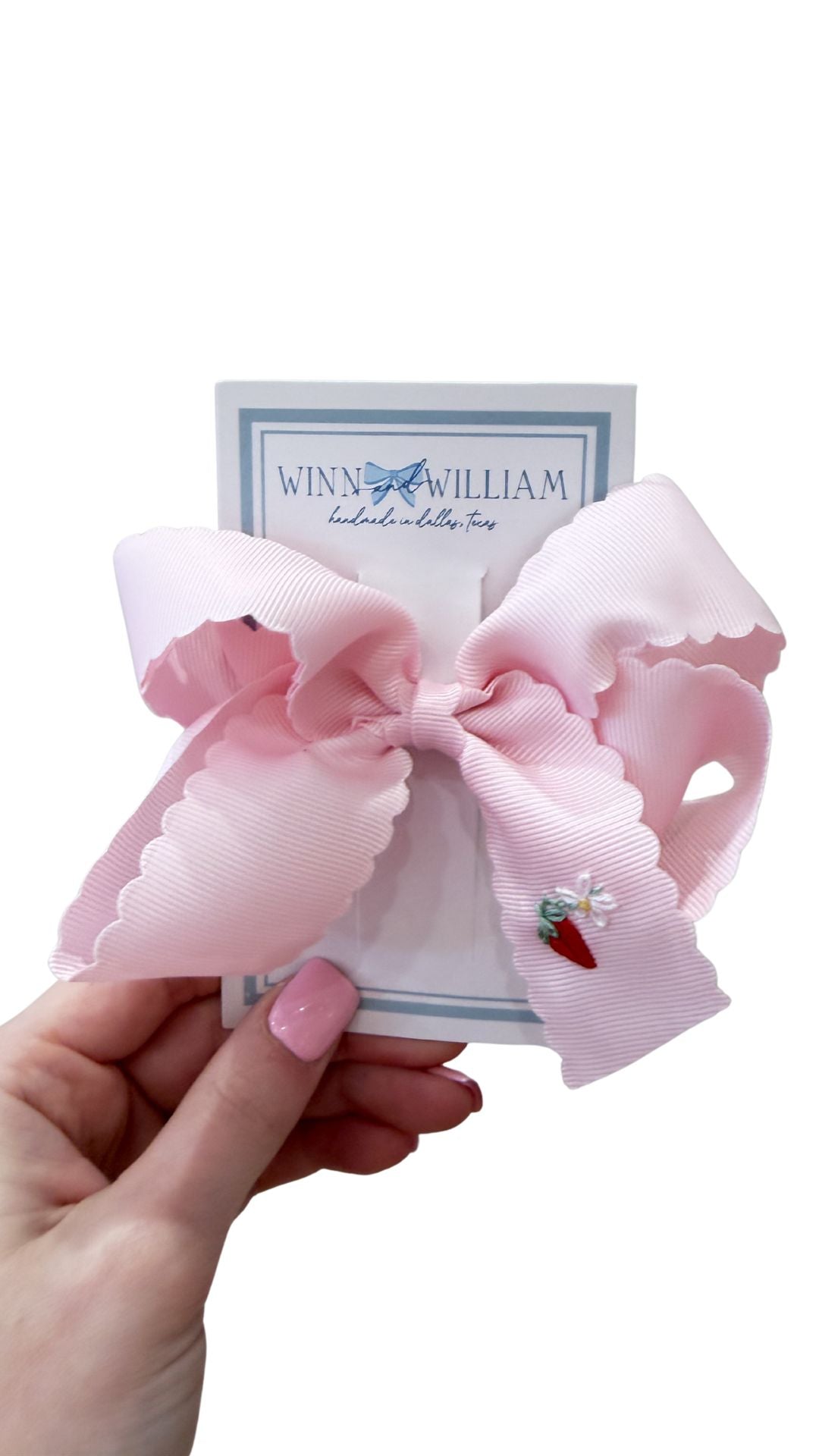 Via Clip Bow - Strawberry from Anderson Parker