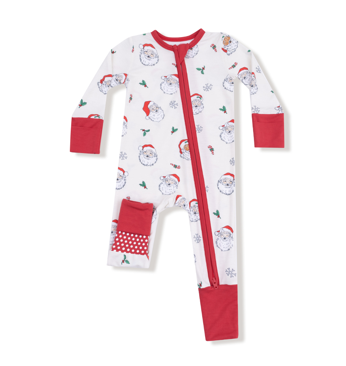 Vintage Santas - 2 Way Zipper Romper from Anderson Parker