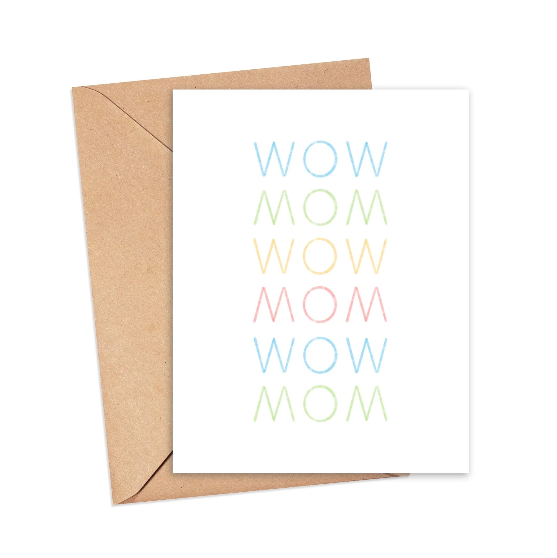 WOW MOM Greeting Card from Anderson Parker