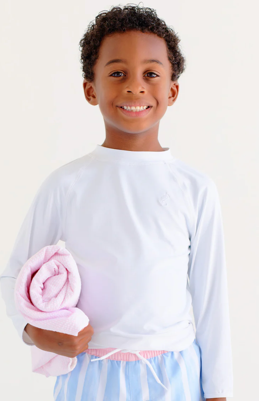 Walker's Wave Swim Shirt - Worth Avenue White from Anderson Parker