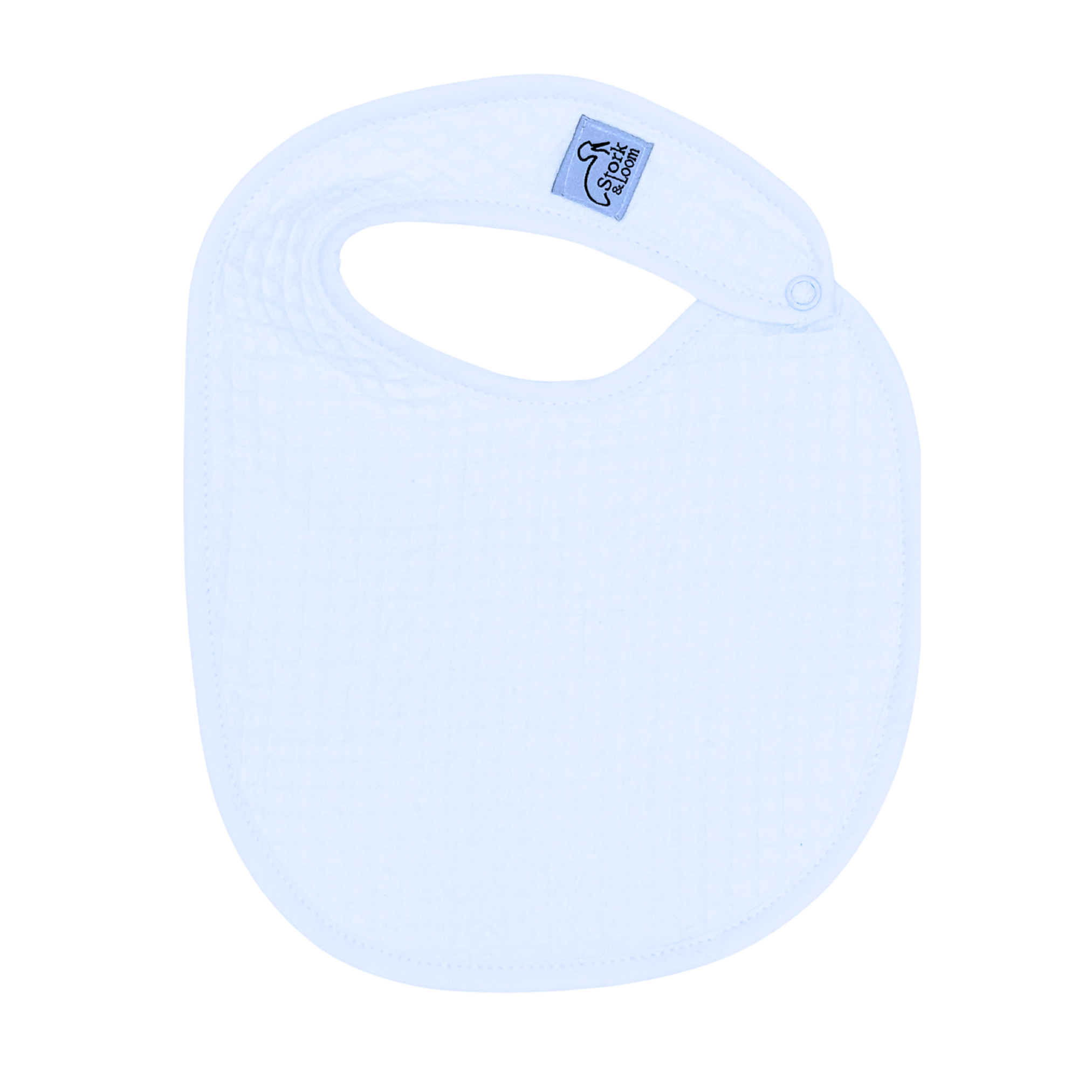 White Waffle Classic Bib from Anderson Parker