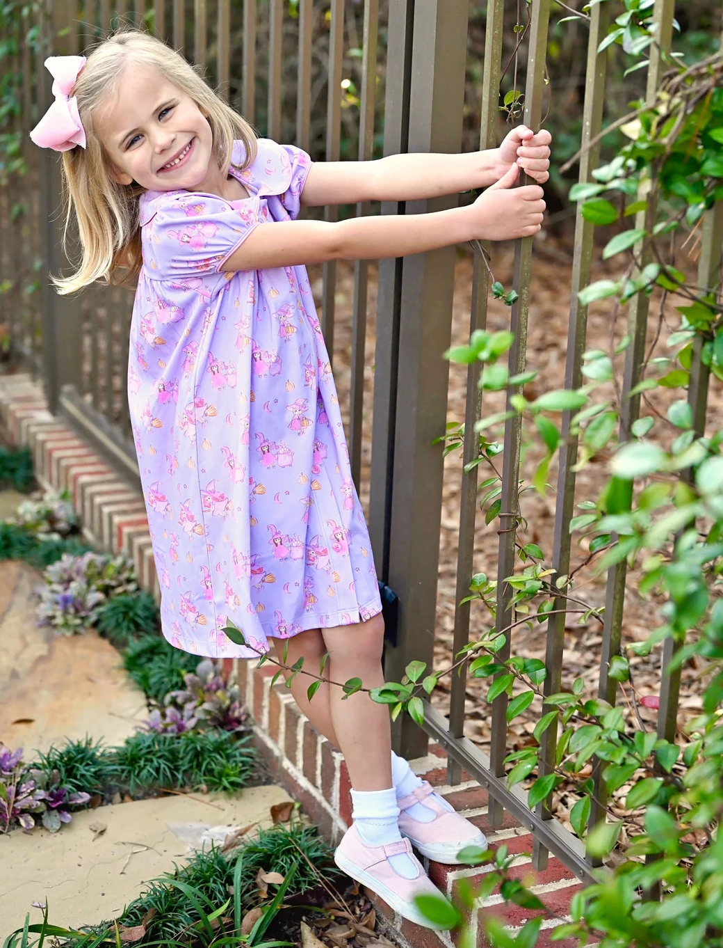 Whitley Dress - Double Double Toil & Trouble from Anderson Parker