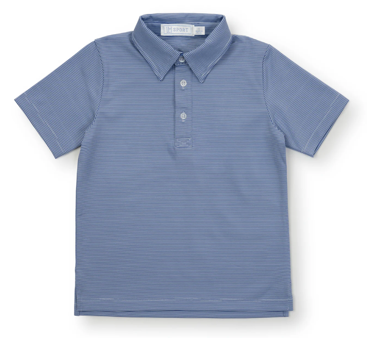 Will Performance Polo - Blue Stripes from Anderson Parker