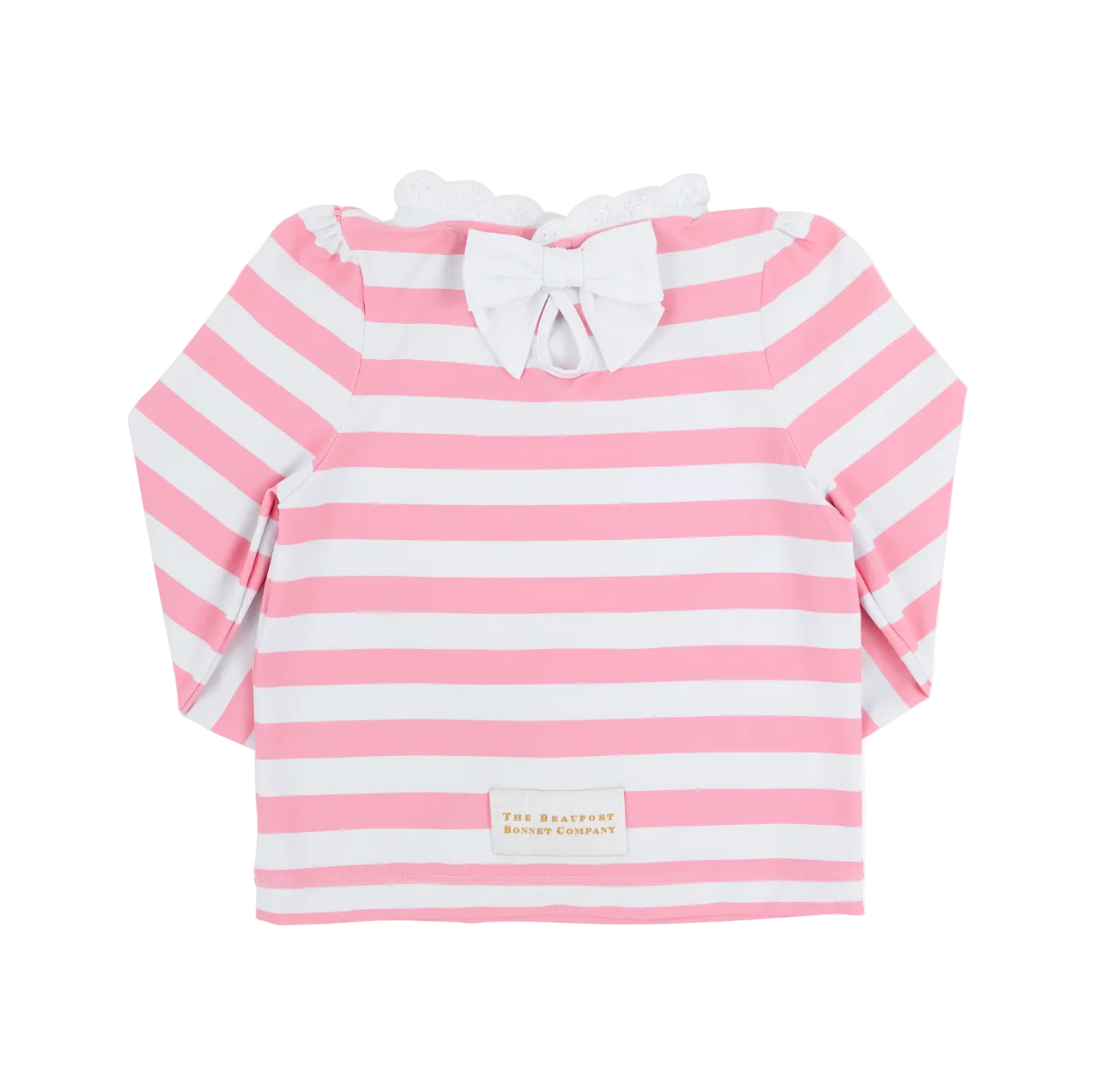 Winnie's Wave Spotter Swim - Caicos Cabana Stripe (Hamptons Hot Pink)/Worth Ave White from Anderson Parker