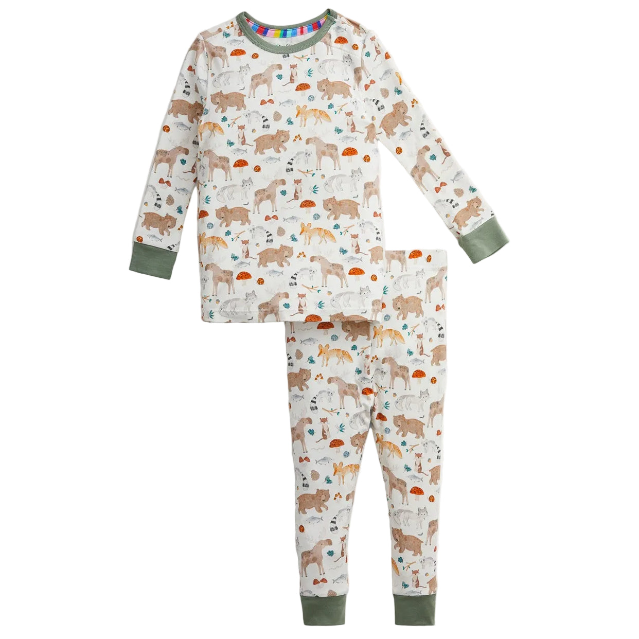Wonderful Wildlife Modal L/s Pj from Anderson Parker