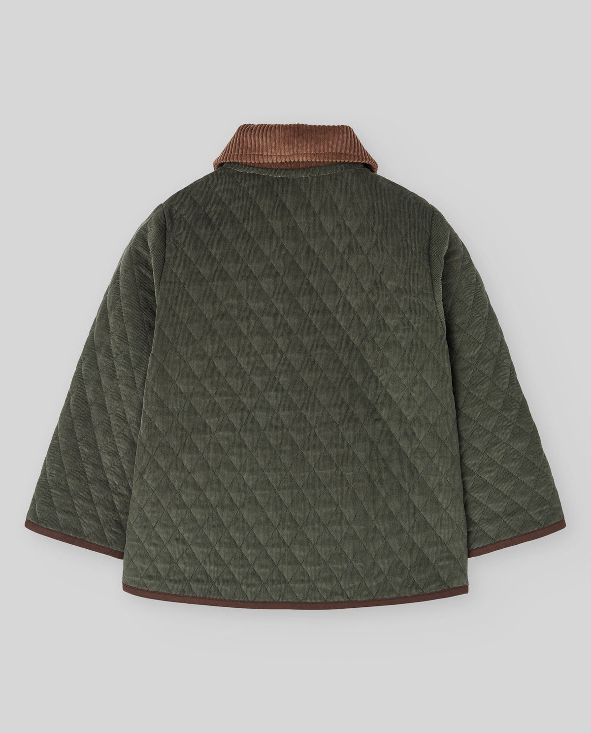 Woven Boy Coat - Forest Green from Anderson Parker