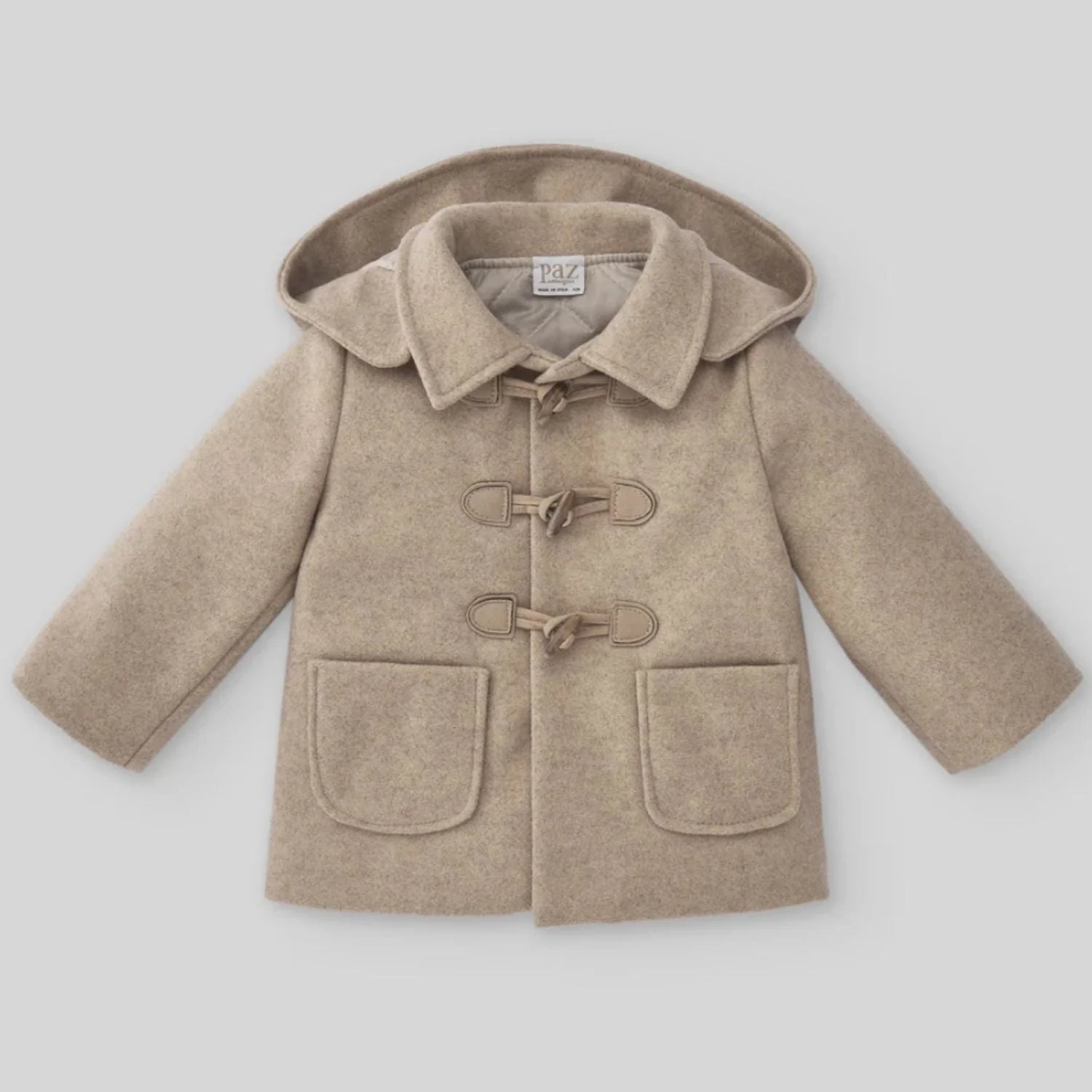 Woven Boy Parka - Light Brown from Anderson Parker