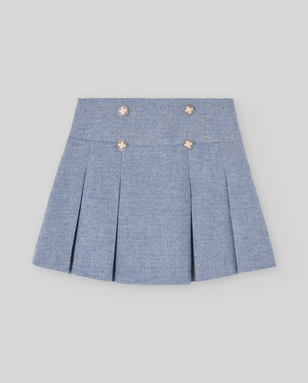 Woven Girl Skirt - Sapphire Blue from Anderson Parker