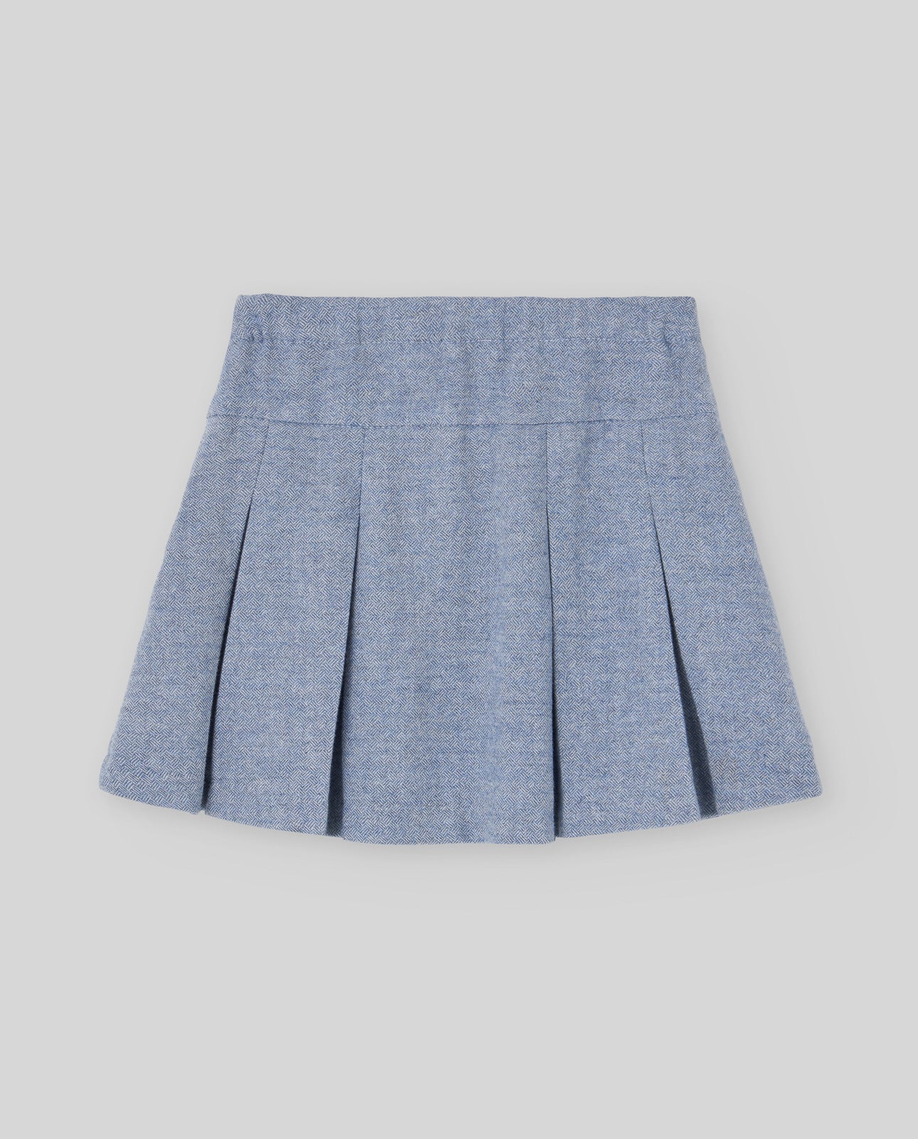 Woven Girl Skirt - Sapphire Blue from Anderson Parker