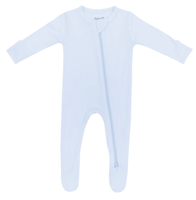 Zippered Footie - Mist from Anderson Parker