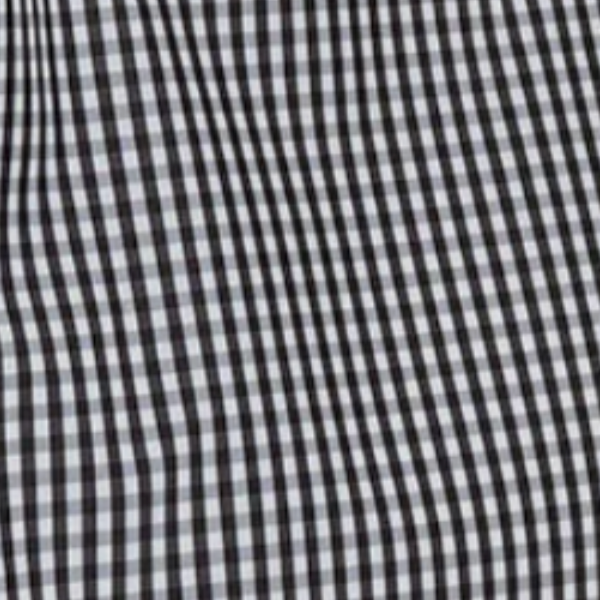 Gingham Black
