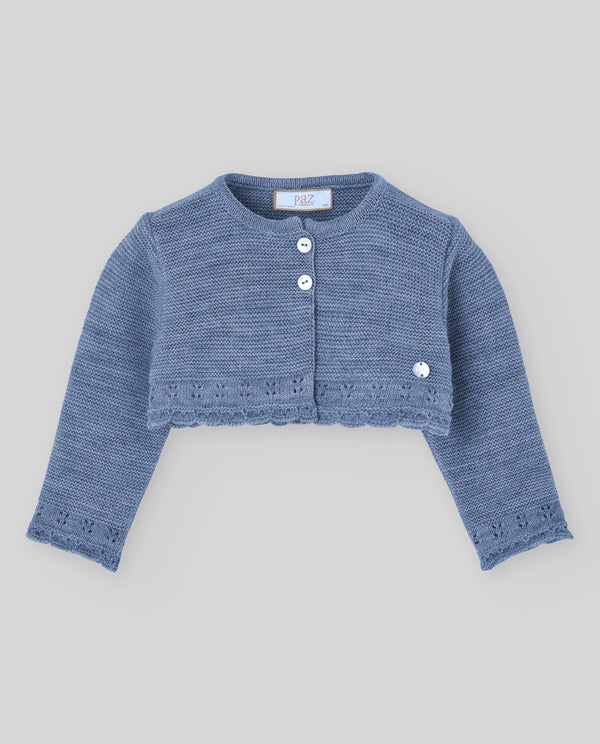 Short Cardigan - Sapphire Blue